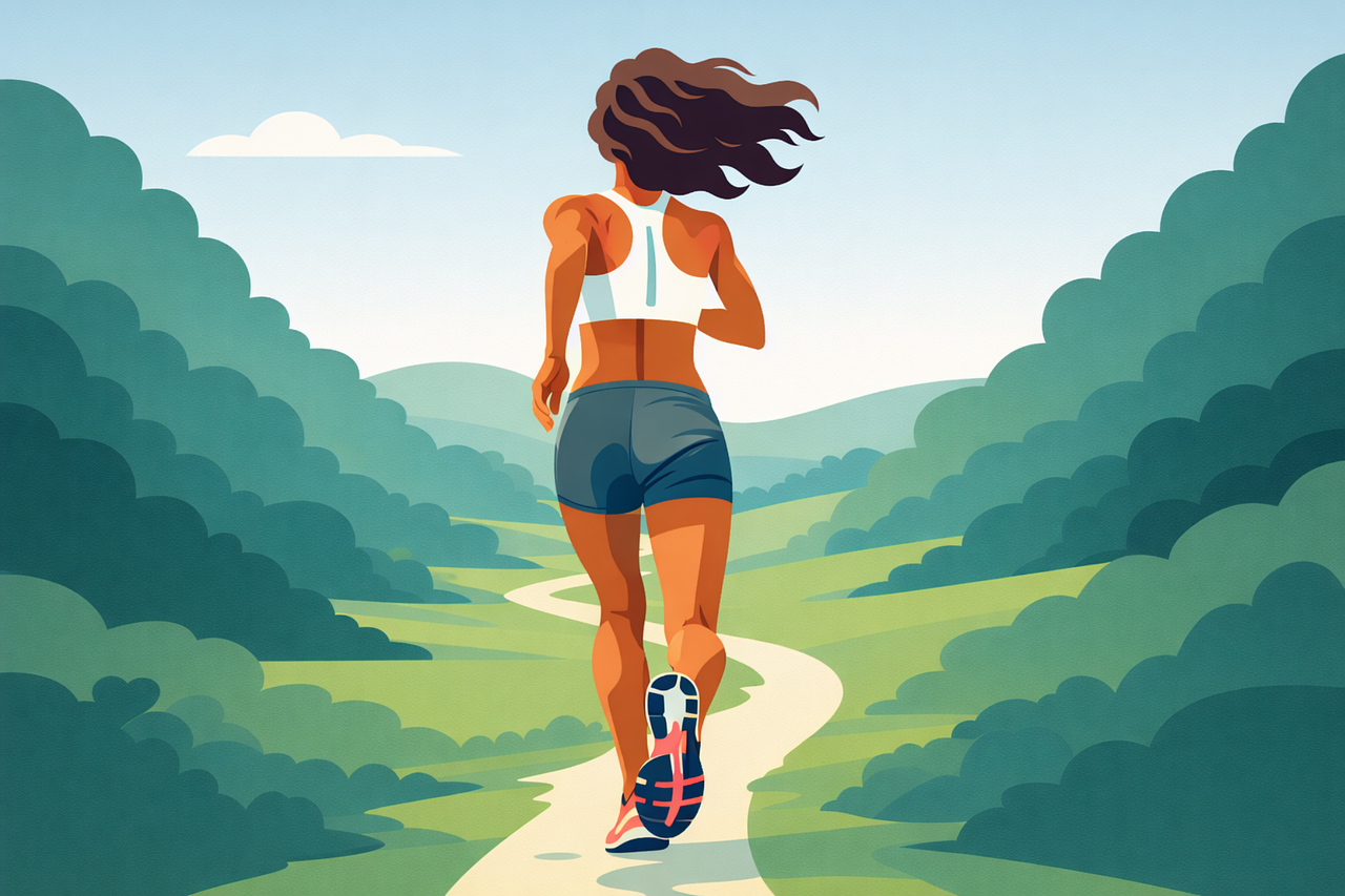 Running Fitness Woman
