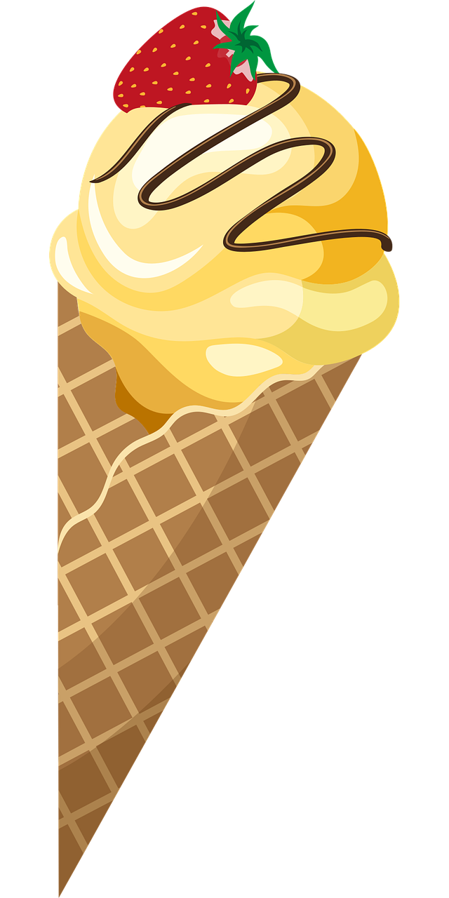 Ice cream Waffle Dessert