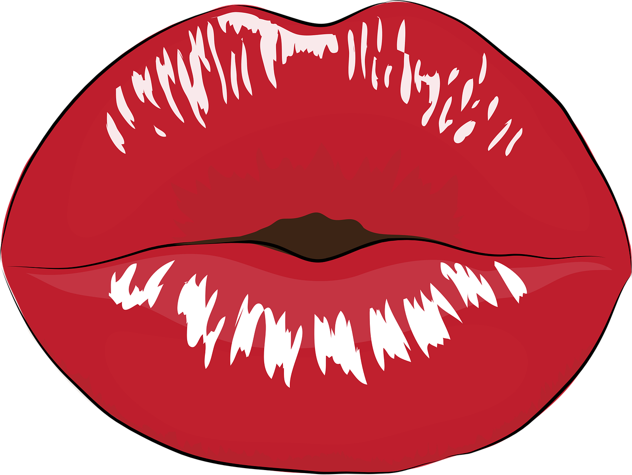 Mouth Makeup Kiss