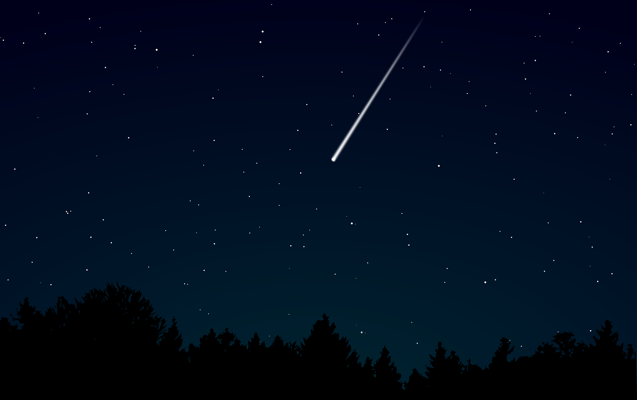 Shooting star Sky Night