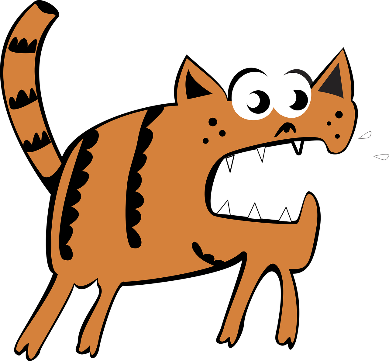 Vector Red cat Cute