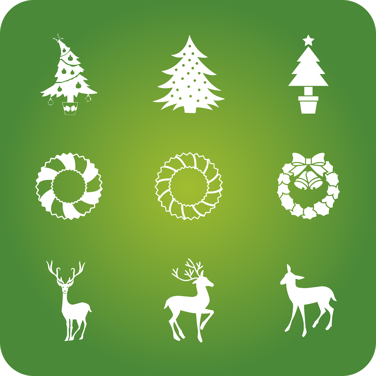 Christmas Holidays Icons