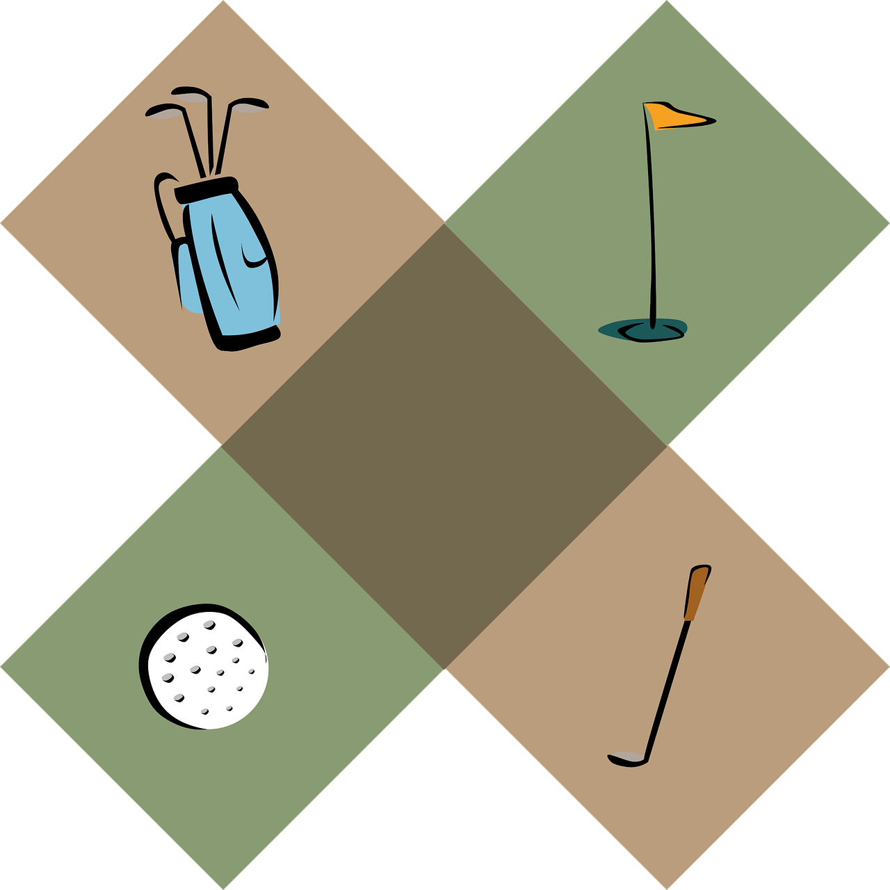 Golf Symbols Golfing