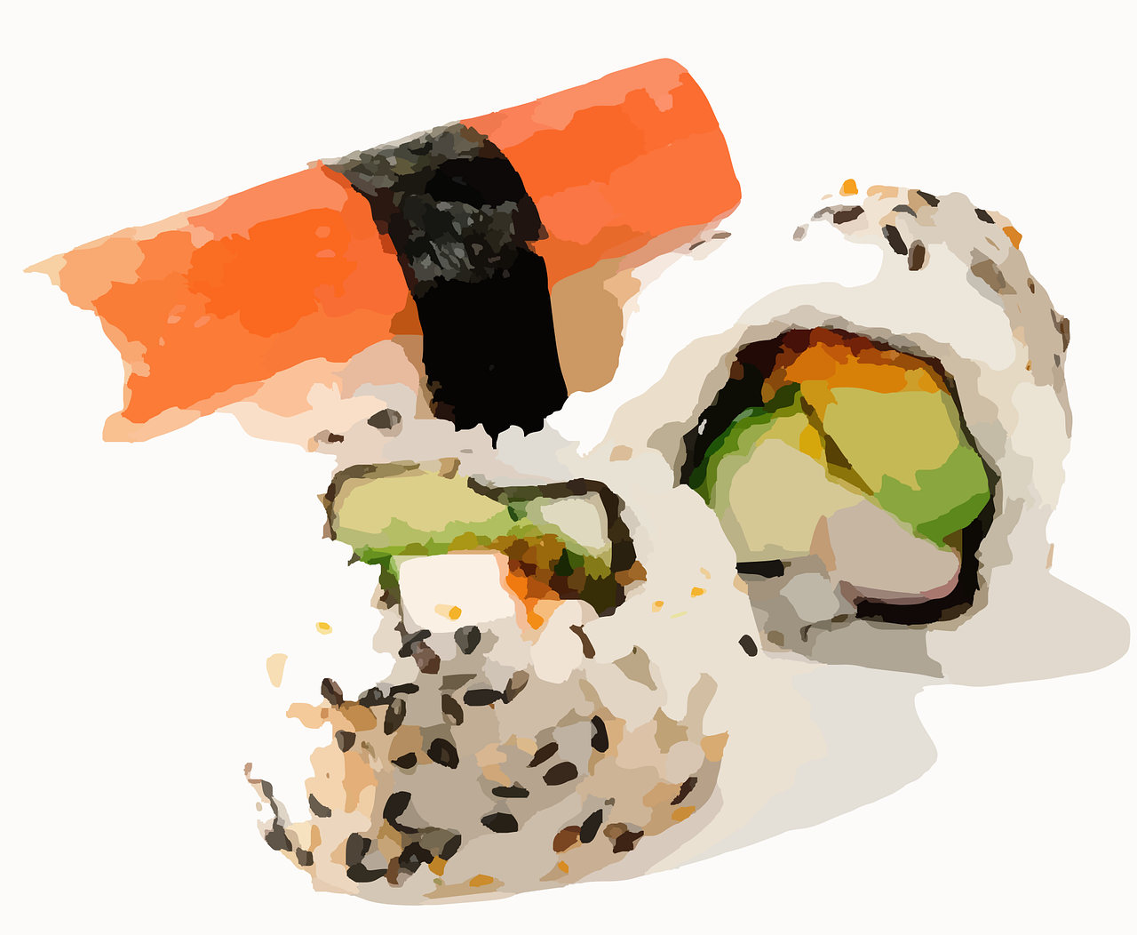 Sushi Sushi roll Rice