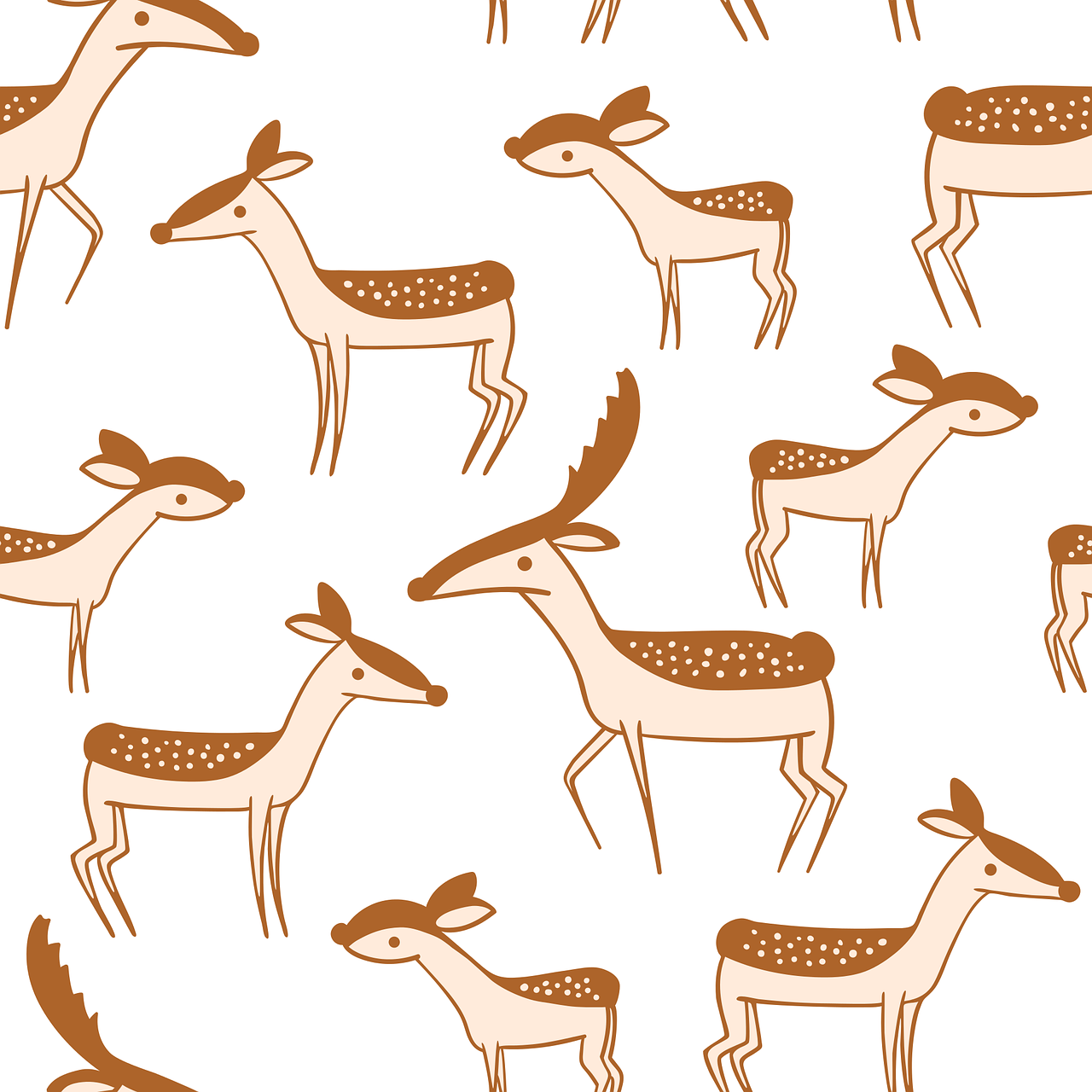 Deer Nature Pattern