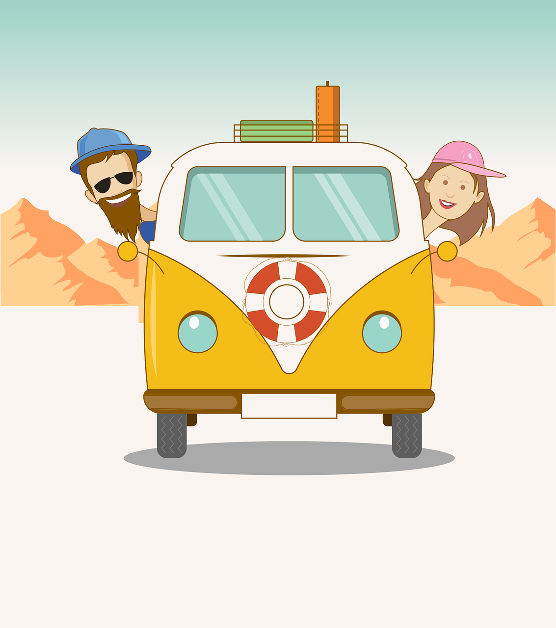 Road trip Couple Van