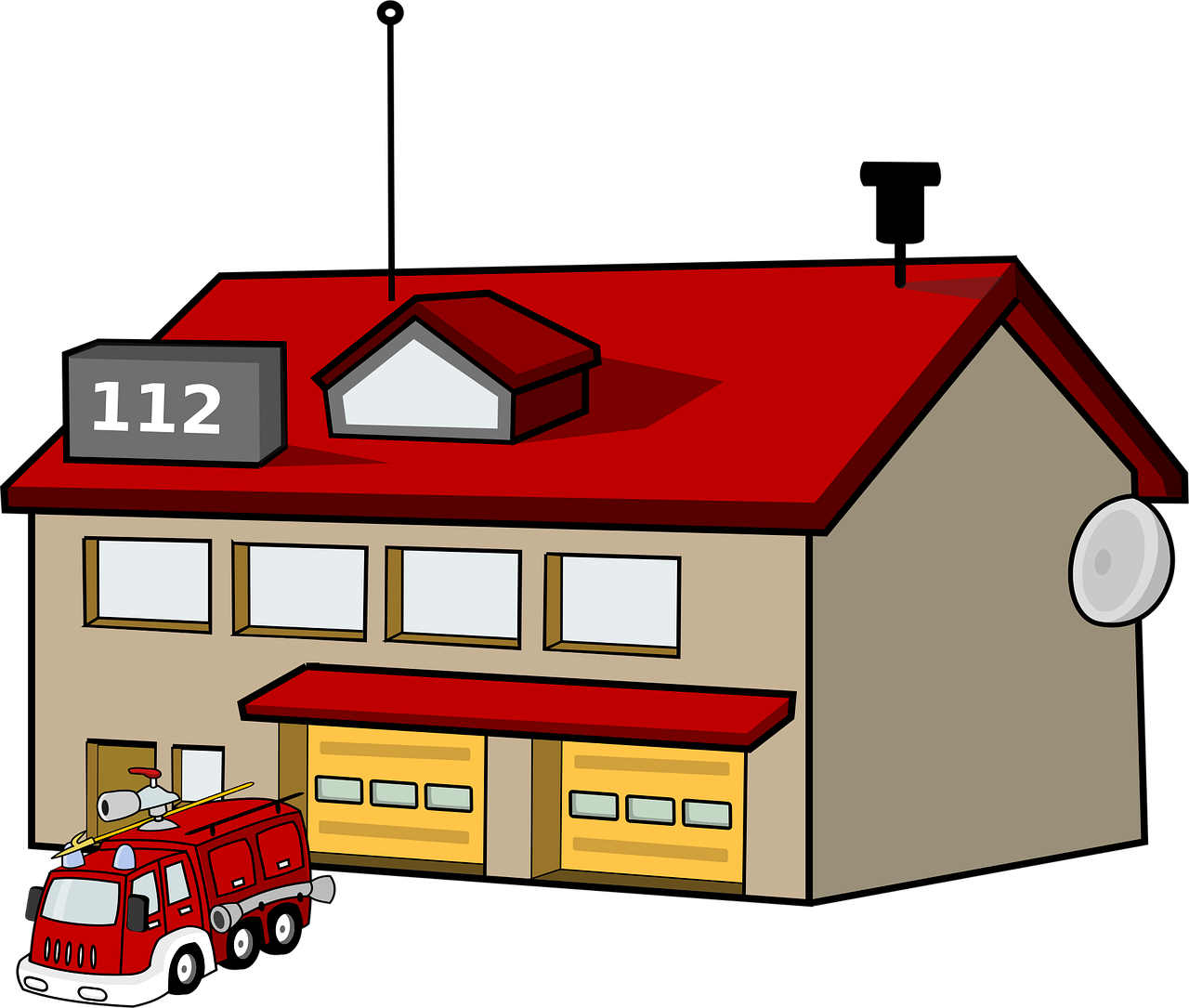 Fire station House Building