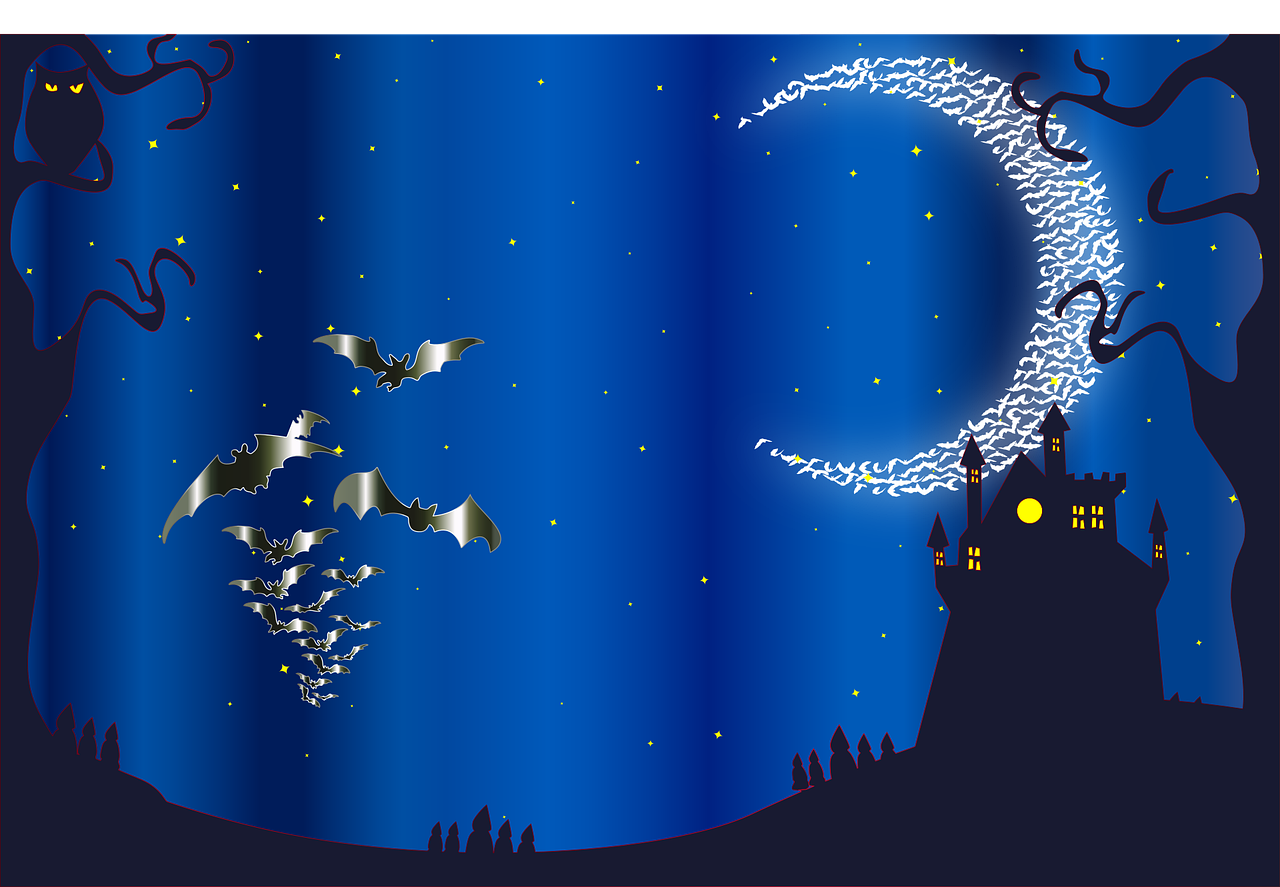 Halloween Haunted house Landscape