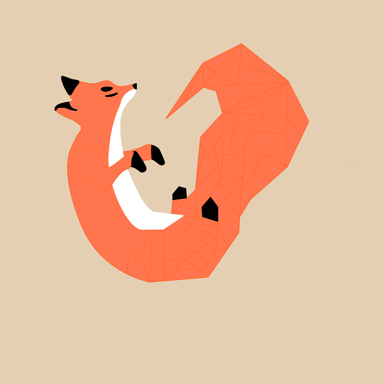 Fox Vector illustration Cute