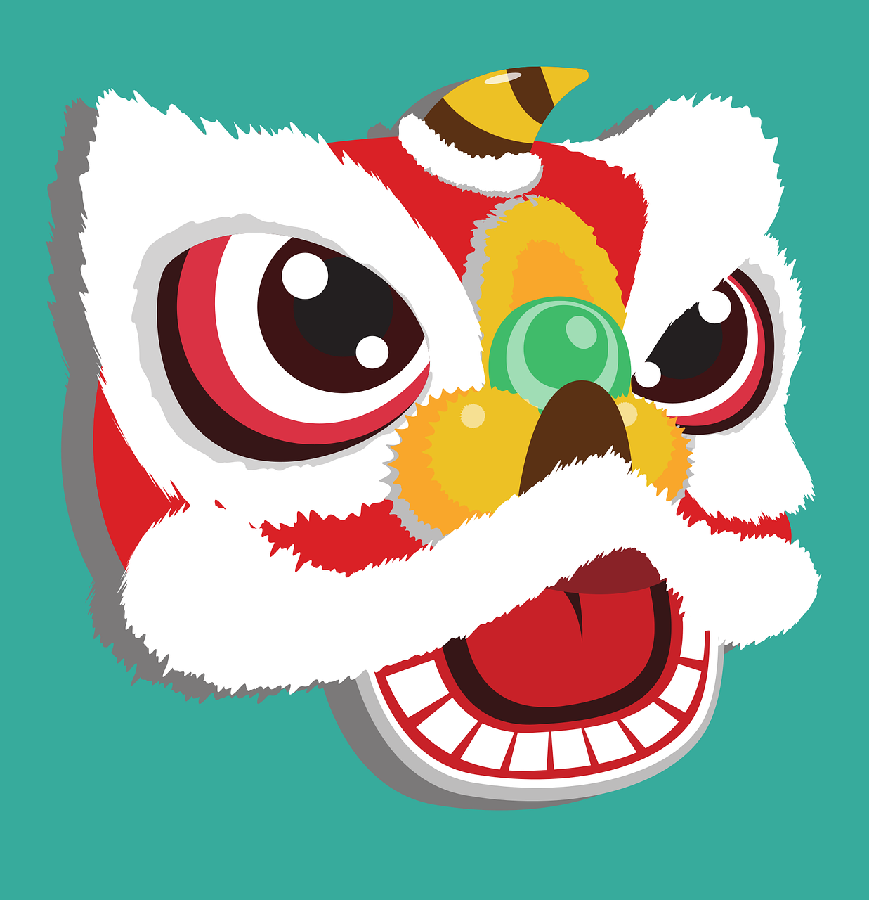 Chinese lion Lion dance New year