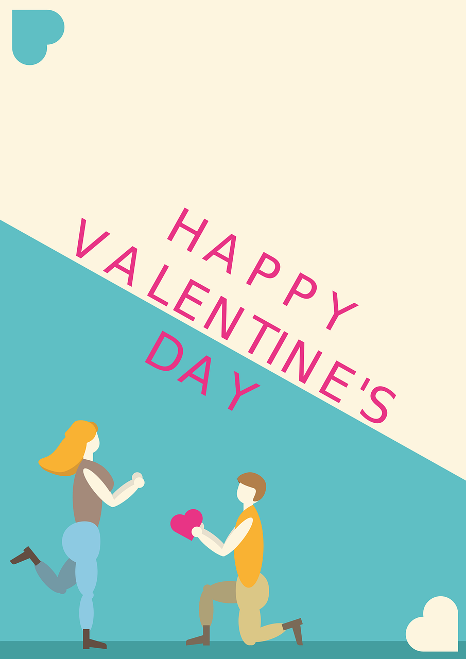 Valentine's day Greeting card Valentine's day background