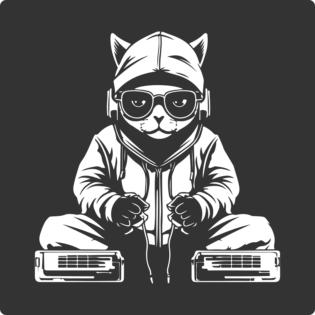 Ai generated Nature Cat