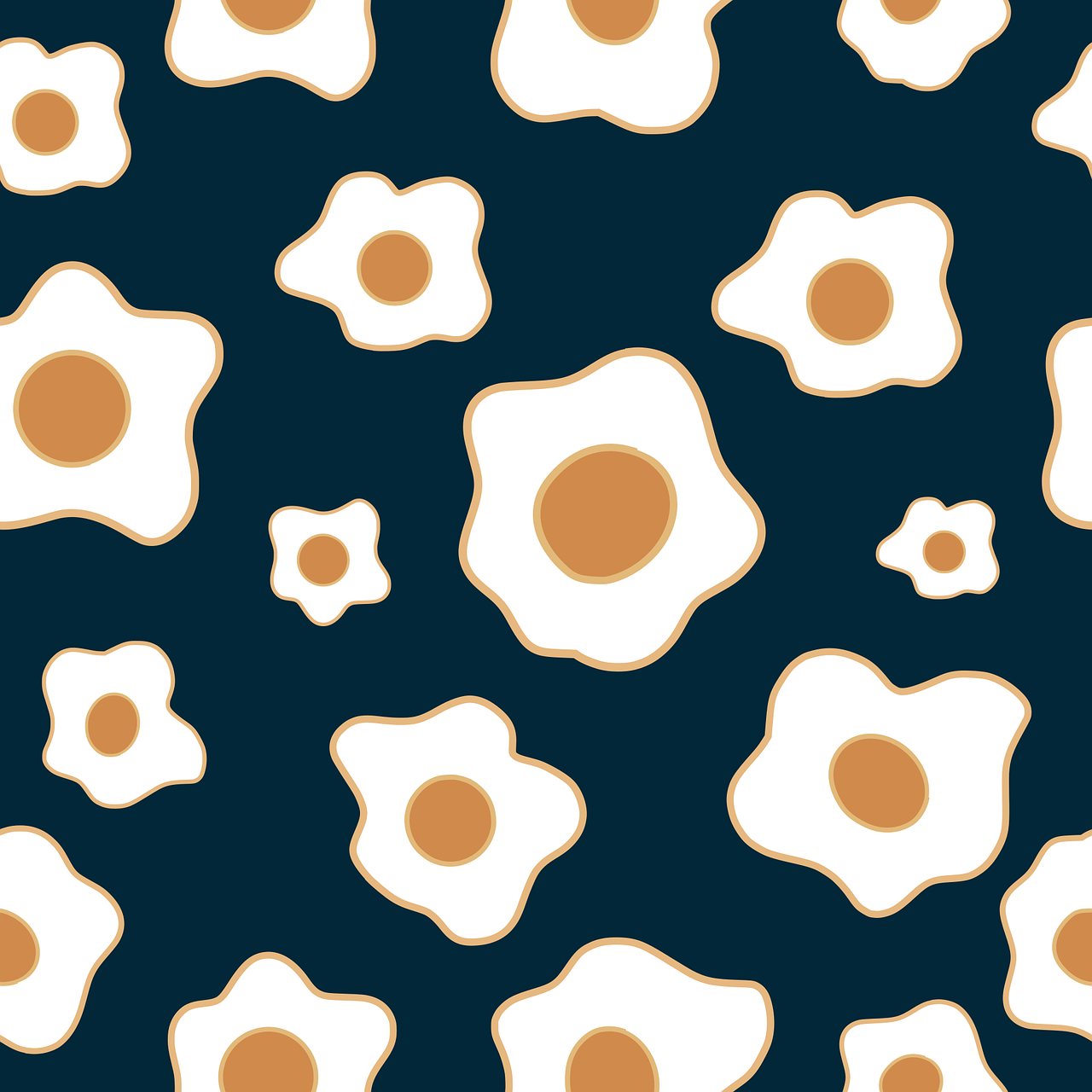 Flowers Egg Pattern