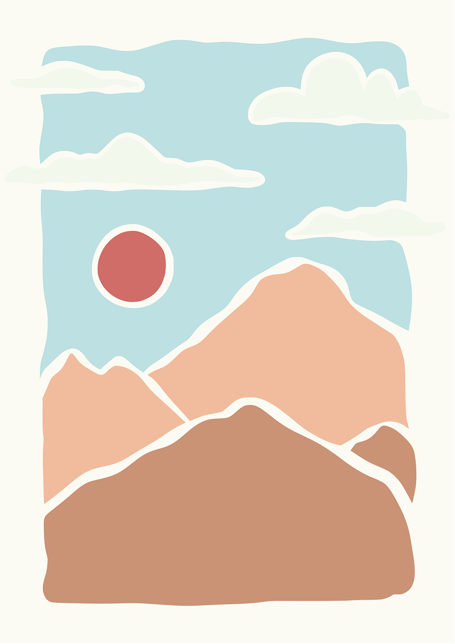 Mountain Beautiful wallpaper Sea