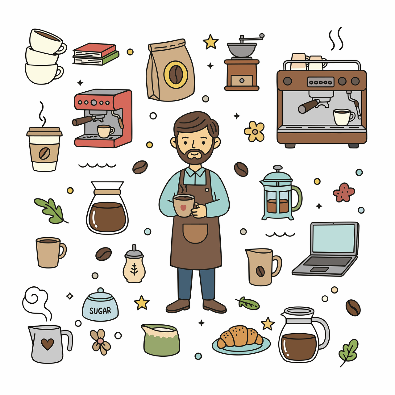 Barista Coffee Coffee art